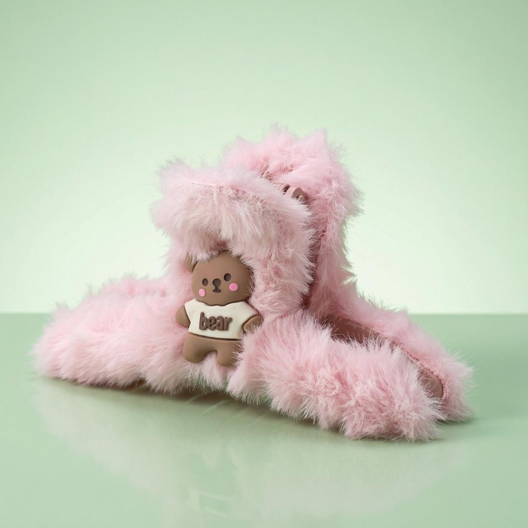 The Teddy Fluff Claw Clip